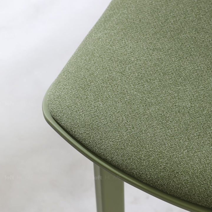Contemporary Fabric Plastic Dining Chair HUG