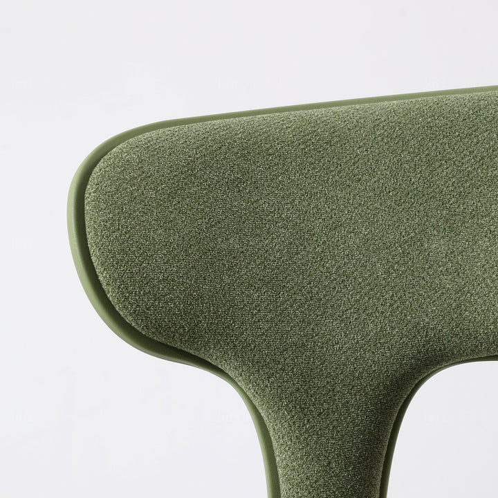 Contemporary Fabric Plastic Dining Chair HUG