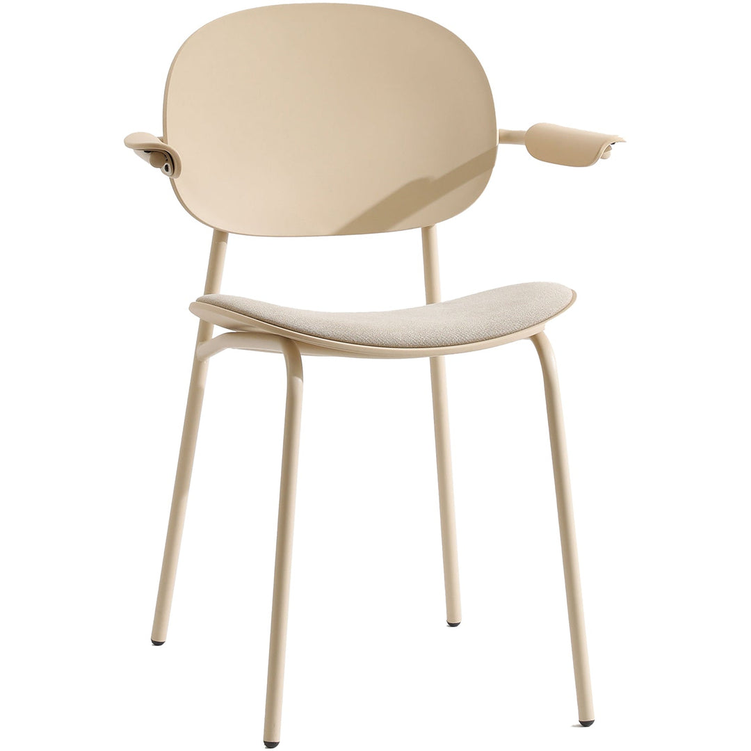 Contemporary Fabric Plastic Dining Chair LOOP