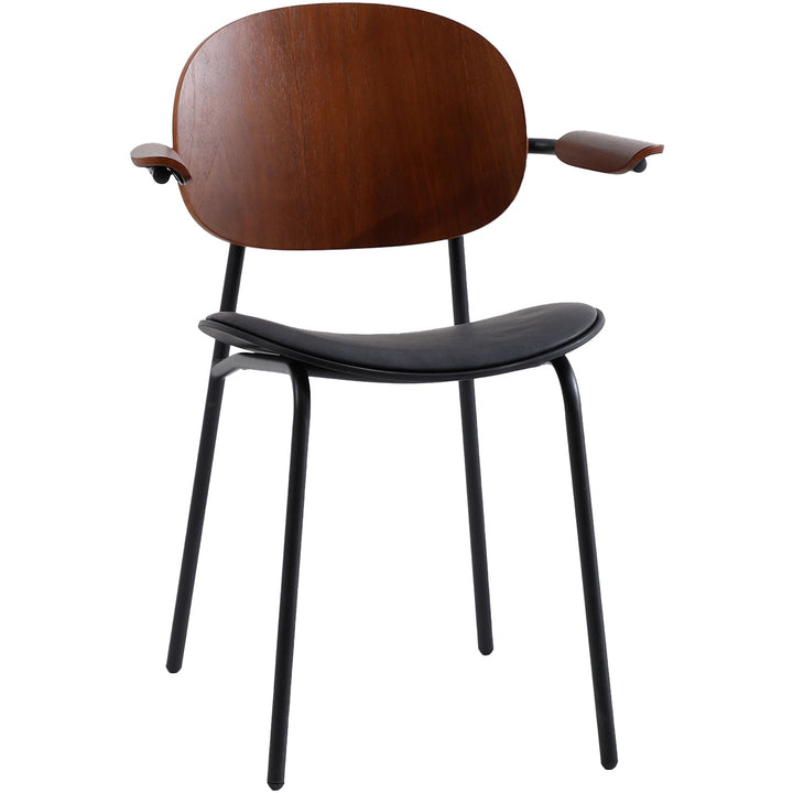 Contemporary Fabric Plastic Dining Chair LOOP