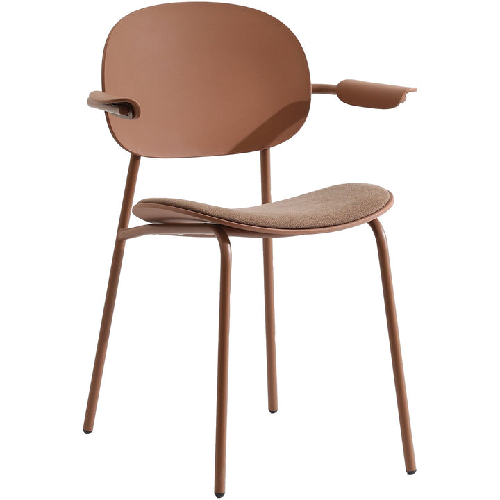Contemporary Fabric Plastic Dining Chair LOOP