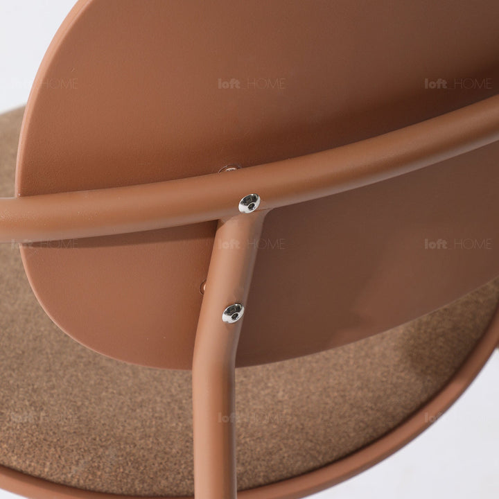 Contemporary Fabric Plastic Dining Chair LOOP