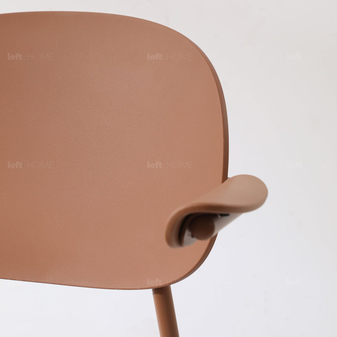 Contemporary Fabric Plastic Dining Chair LOOP
