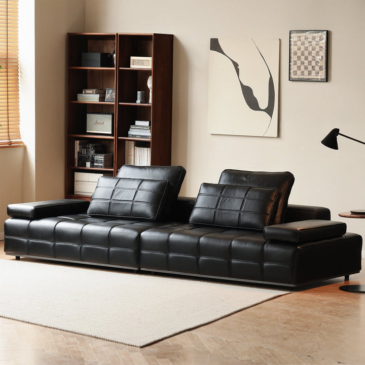 Contemporary Genuine Leather Sectional 4 Seater Sofa NEXUS