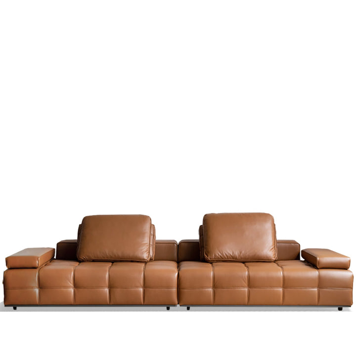 Bauhaus genuine leather sectional 4 seater sofa nexus detail 11.