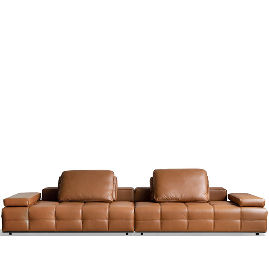 Bauhaus genuine leather sectional 5 seater sofa nexus detail 11.