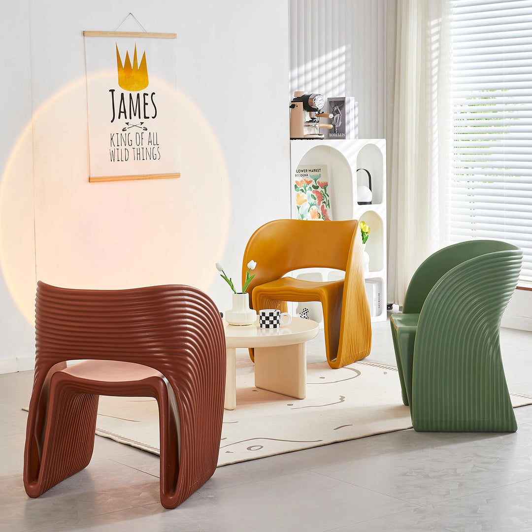 Contemporary Plastic Dining Chair FLIP