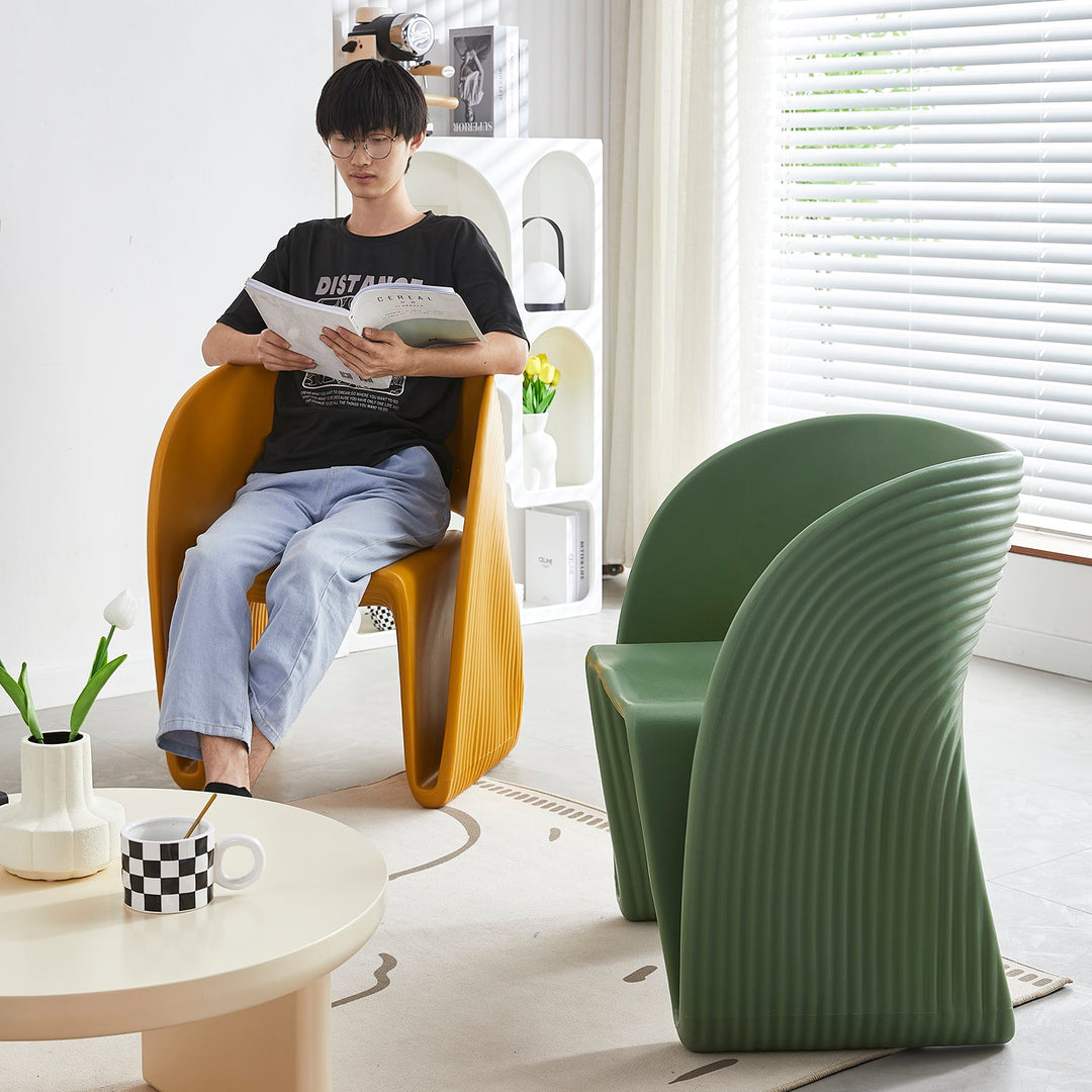 Contemporary Plastic Dining Chair FLIP