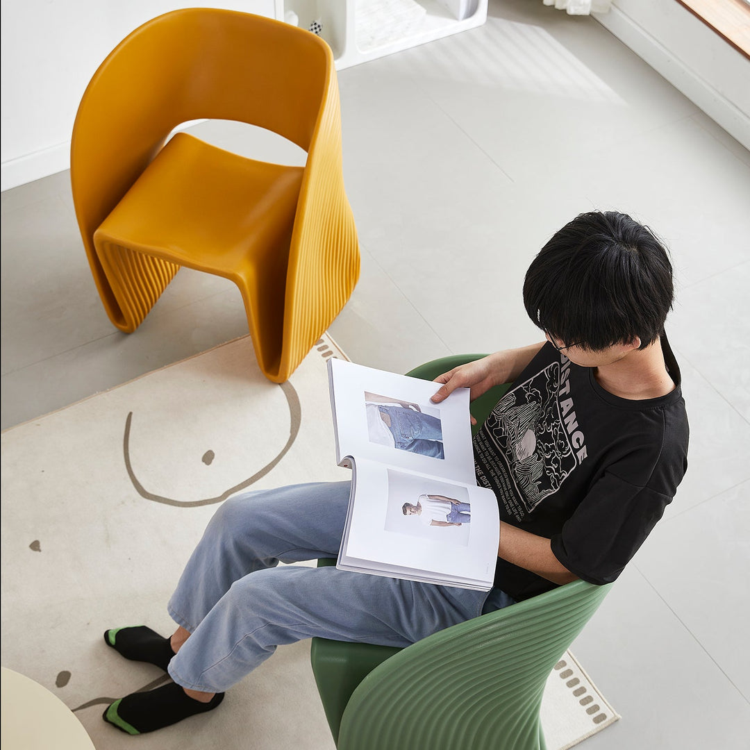 Contemporary Plastic Dining Chair FLIP