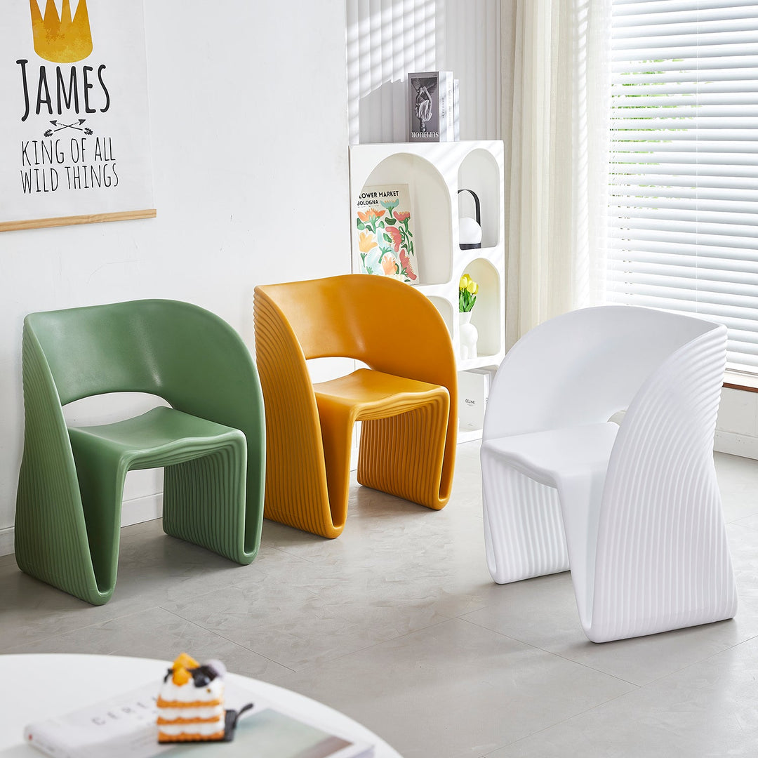 Contemporary Plastic Dining Chair FLIP