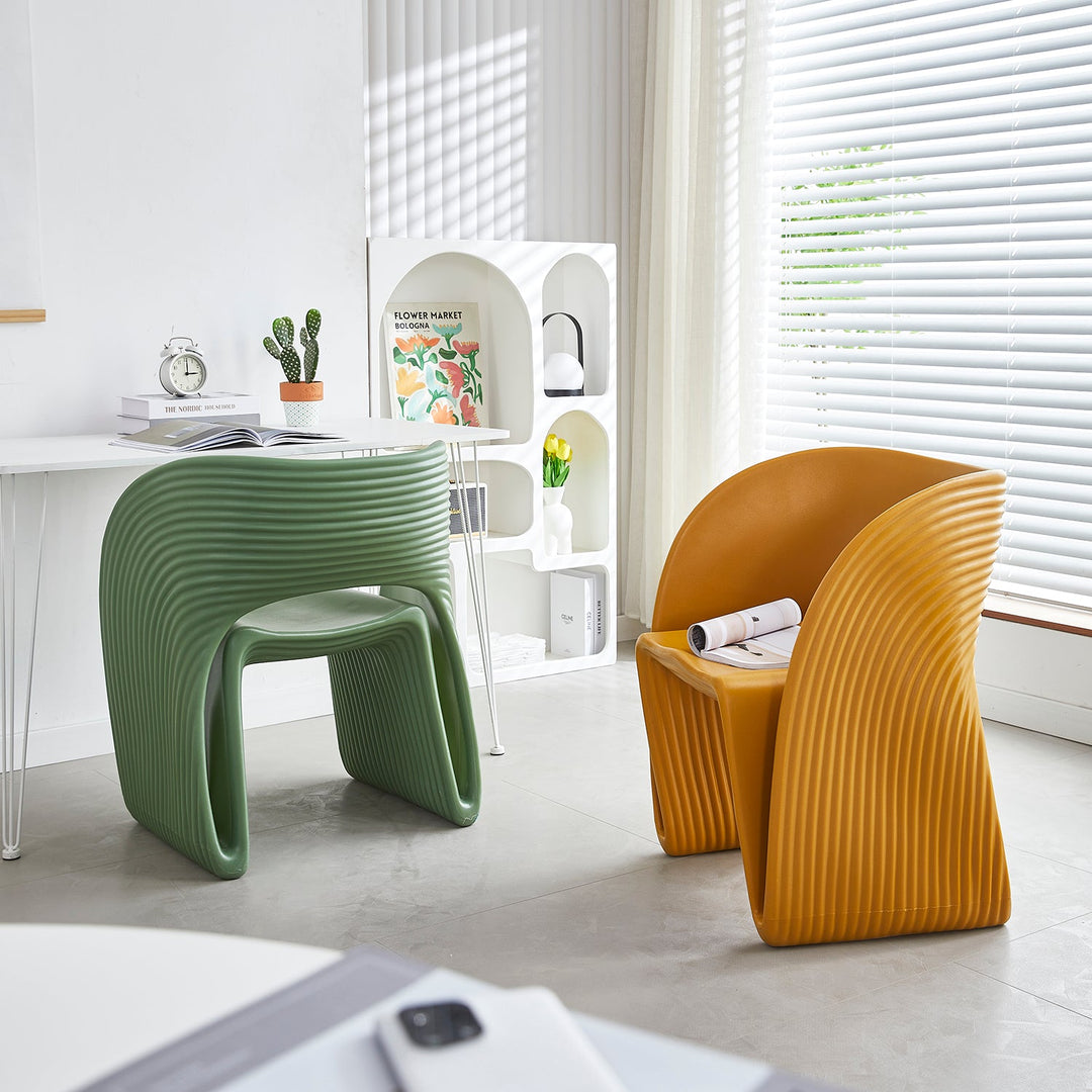 Contemporary Plastic Dining Chair FLIP