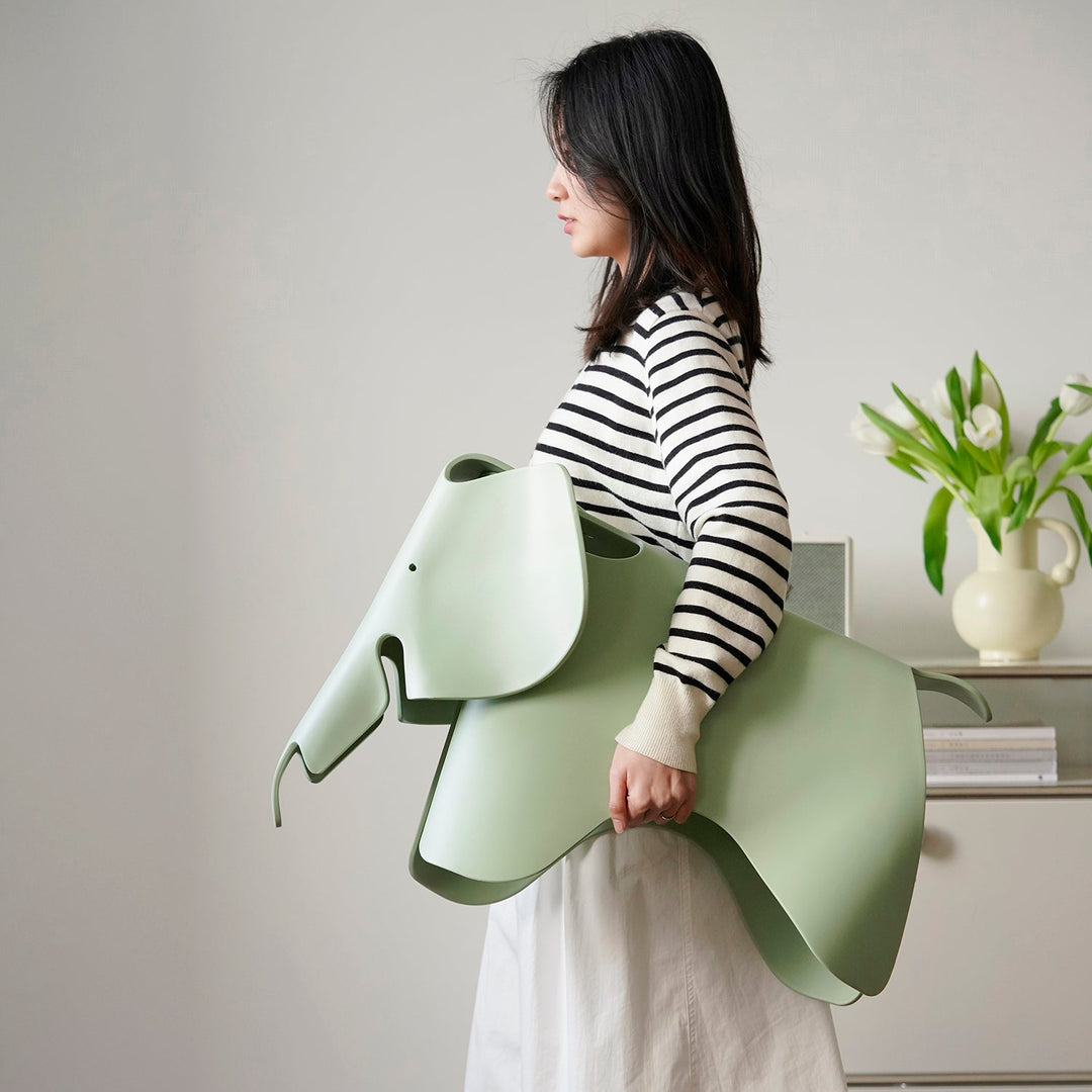 Contemporary Plastic Ottoman ELI