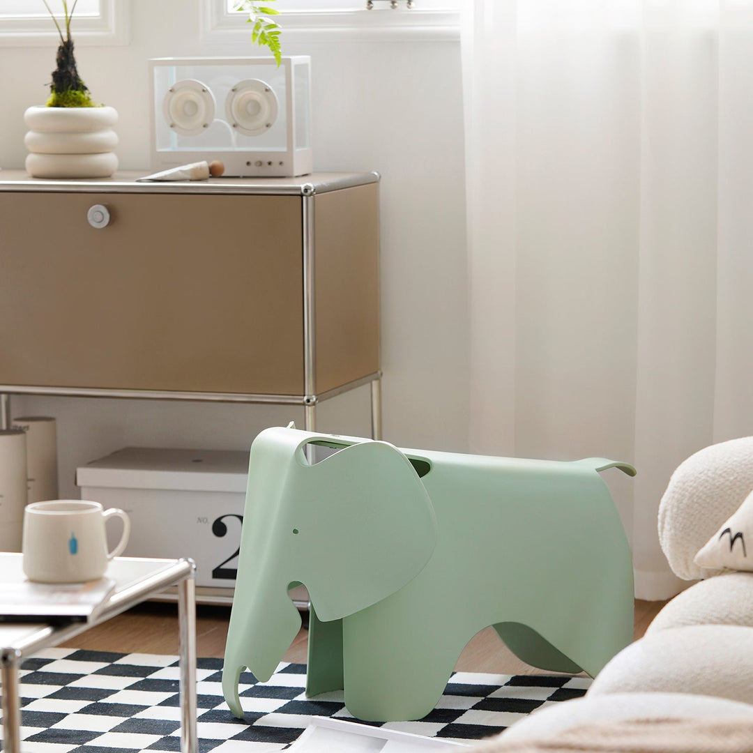 Contemporary Plastic Ottoman ELI