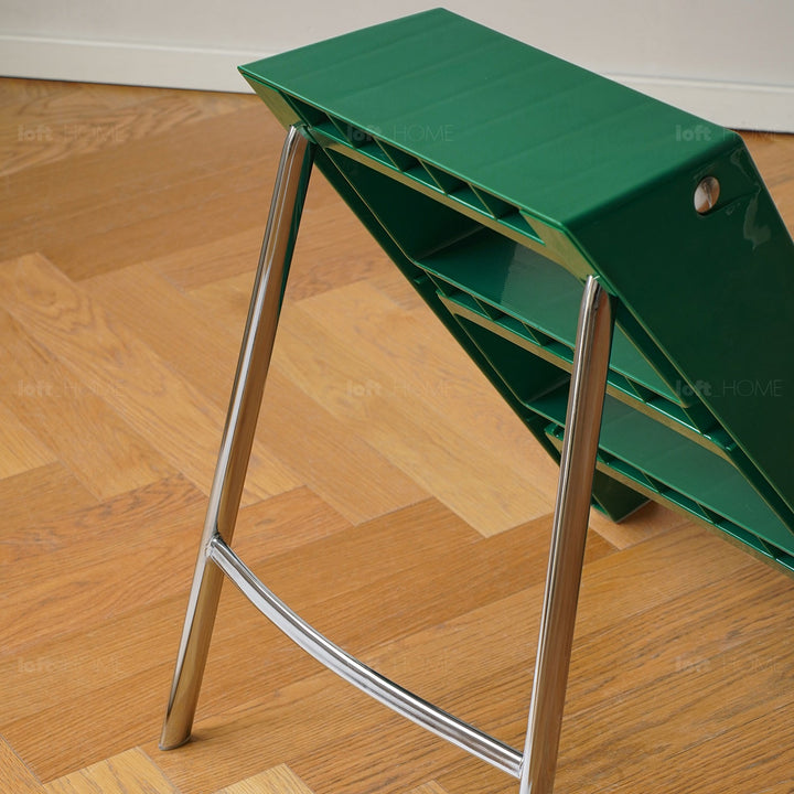 Contemporary plastic steel ladder alto situational feels.