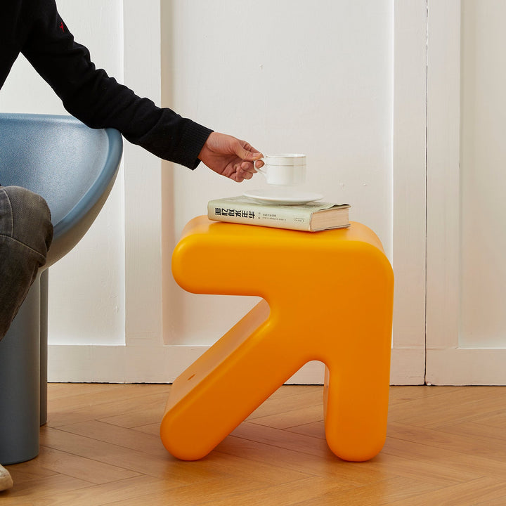 Contemporary Plastic Stool Side Table ARROW