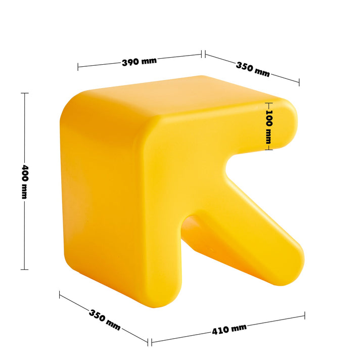 Contemporary Plastic Stool Side Table ARROW
