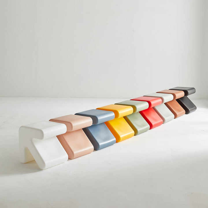 Contemporary Plastic Stool Side Table ARROW