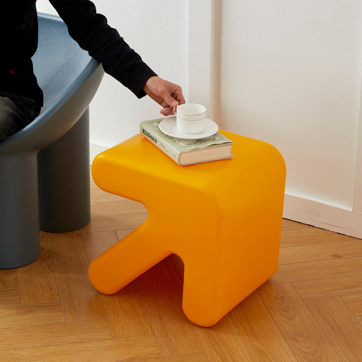Contemporary Plastic Stool Side Table ARROW