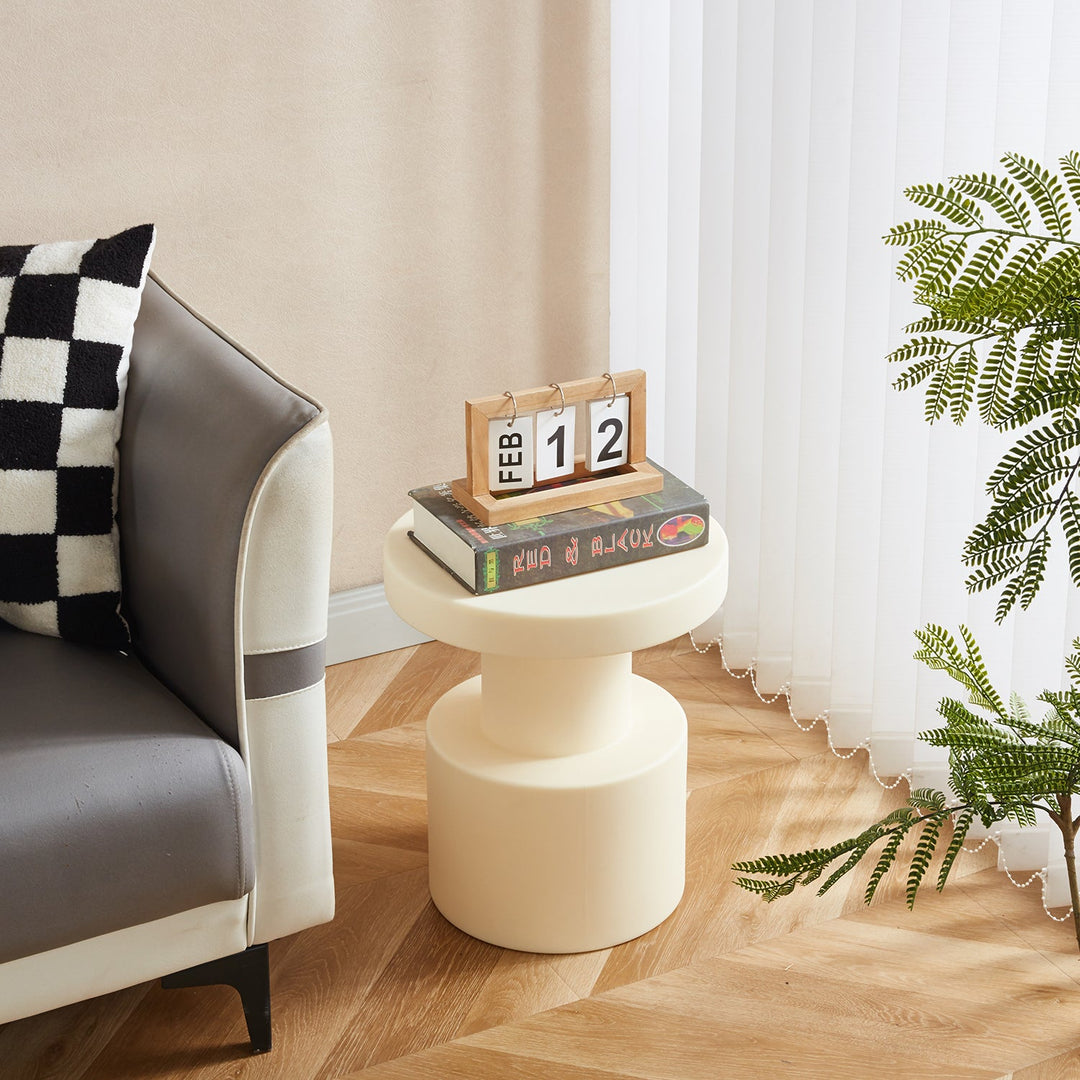 Contemporary Plastic Stool Side Table PIXEL