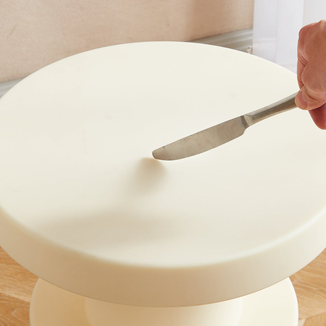 Contemporary Plastic Stool Side Table PIXEL