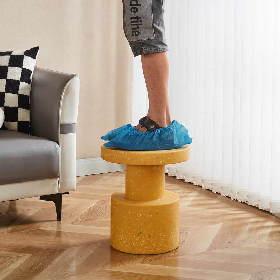 Contemporary Plastic Stool Side Table PIXEL