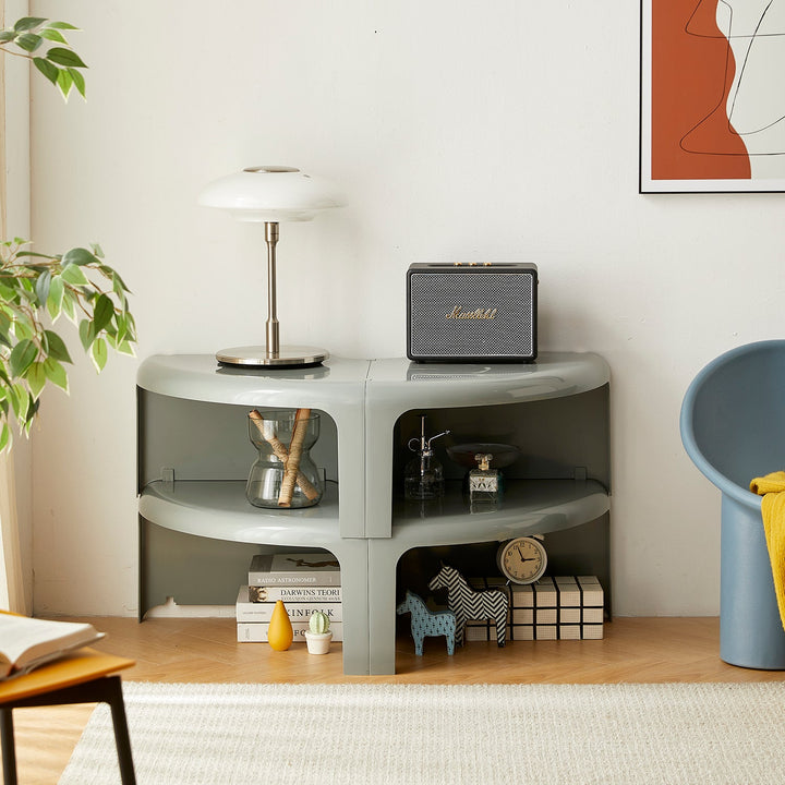 Contemporary Plastic Transformable Coffee Table DONUT