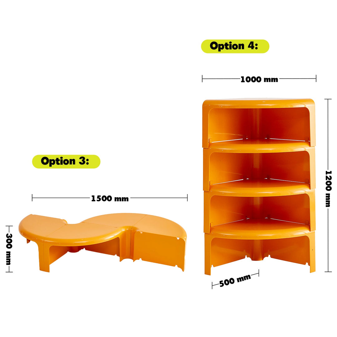 Contemporary Plastic Transformable Coffee Table DONUT