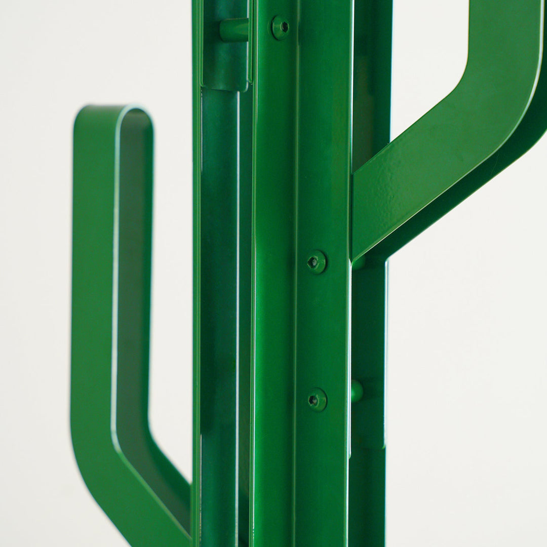 Bauhaussteel clothes hanger cactus in white background.