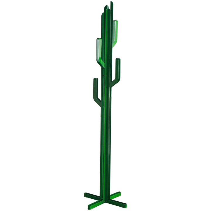 Bauhaussteel clothes hanger cactus in white background.