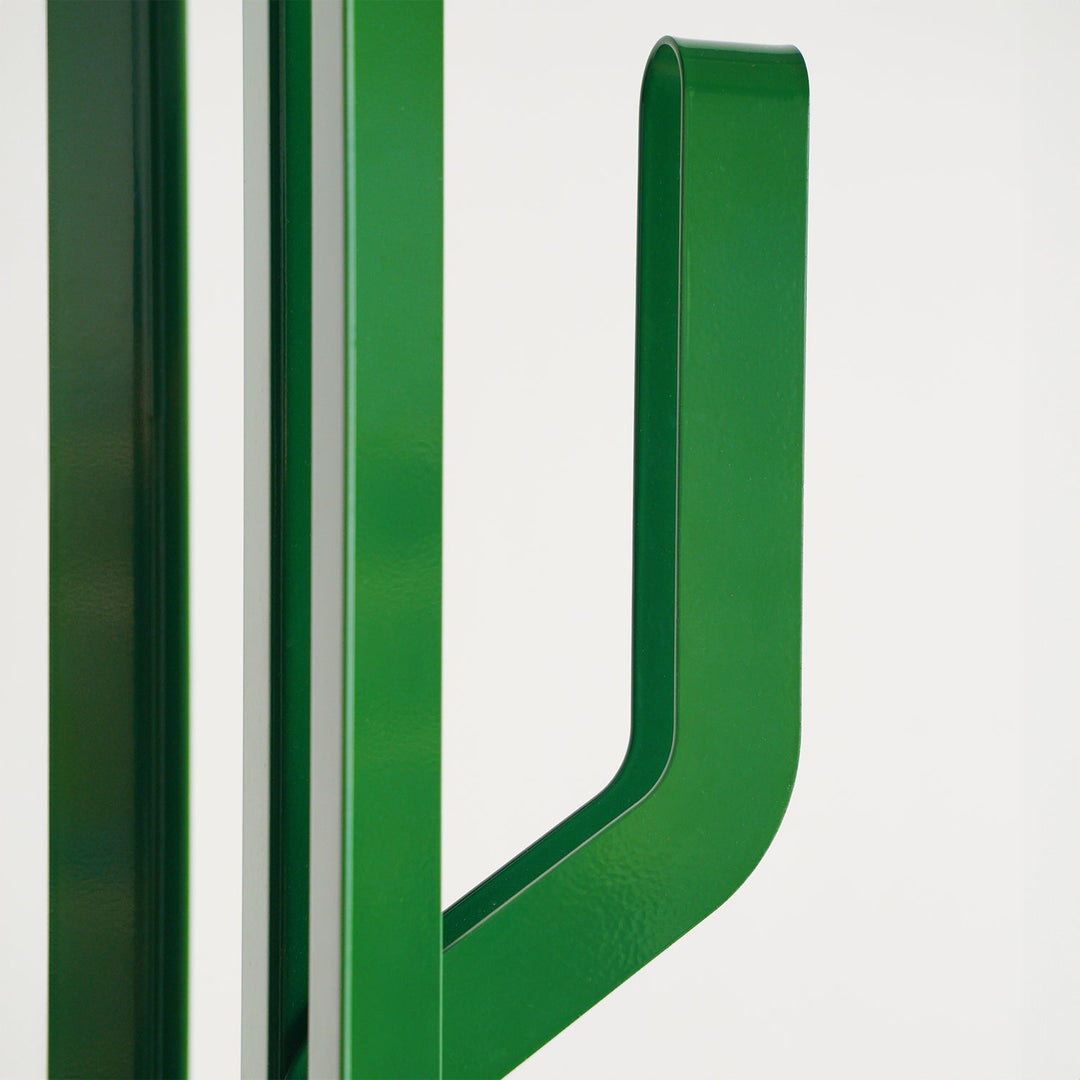 Contemporary steel clothes hanger cactus in still life.