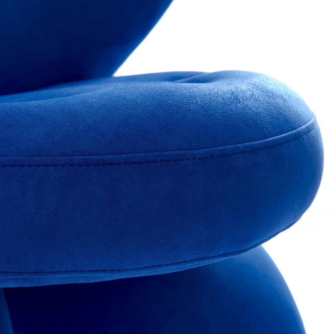 Contemporary Velvet 1 Seater Sofa Chair GETSUEN