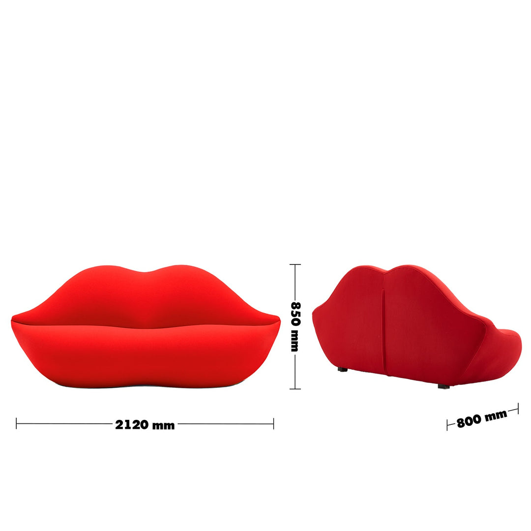 Contemporary Velvet 2 Seater Sofa BOCCA