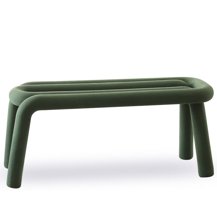 Contemporary Velvet Fabric Dining Bench BOLD