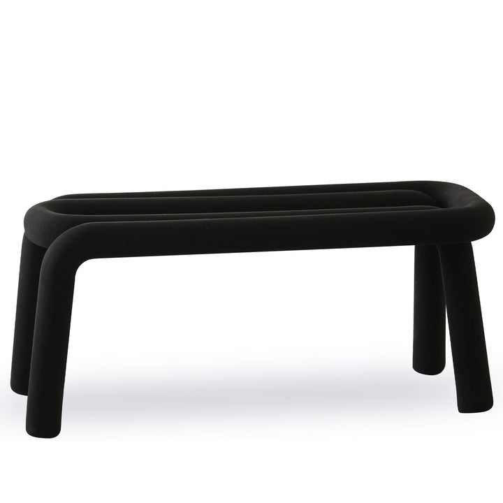 Contemporary Velvet Fabric Dining Bench BOLD