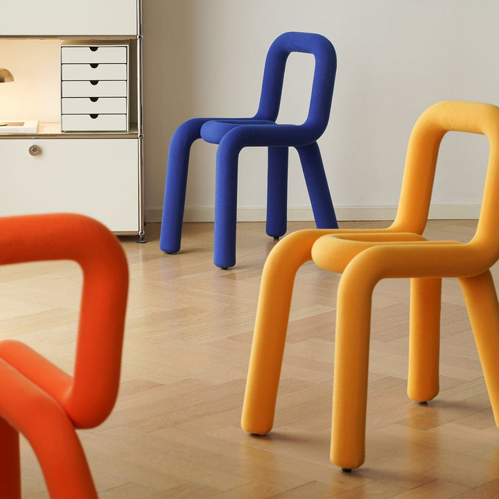 Contemporary Velvet Fabric Dining Chair BOLD