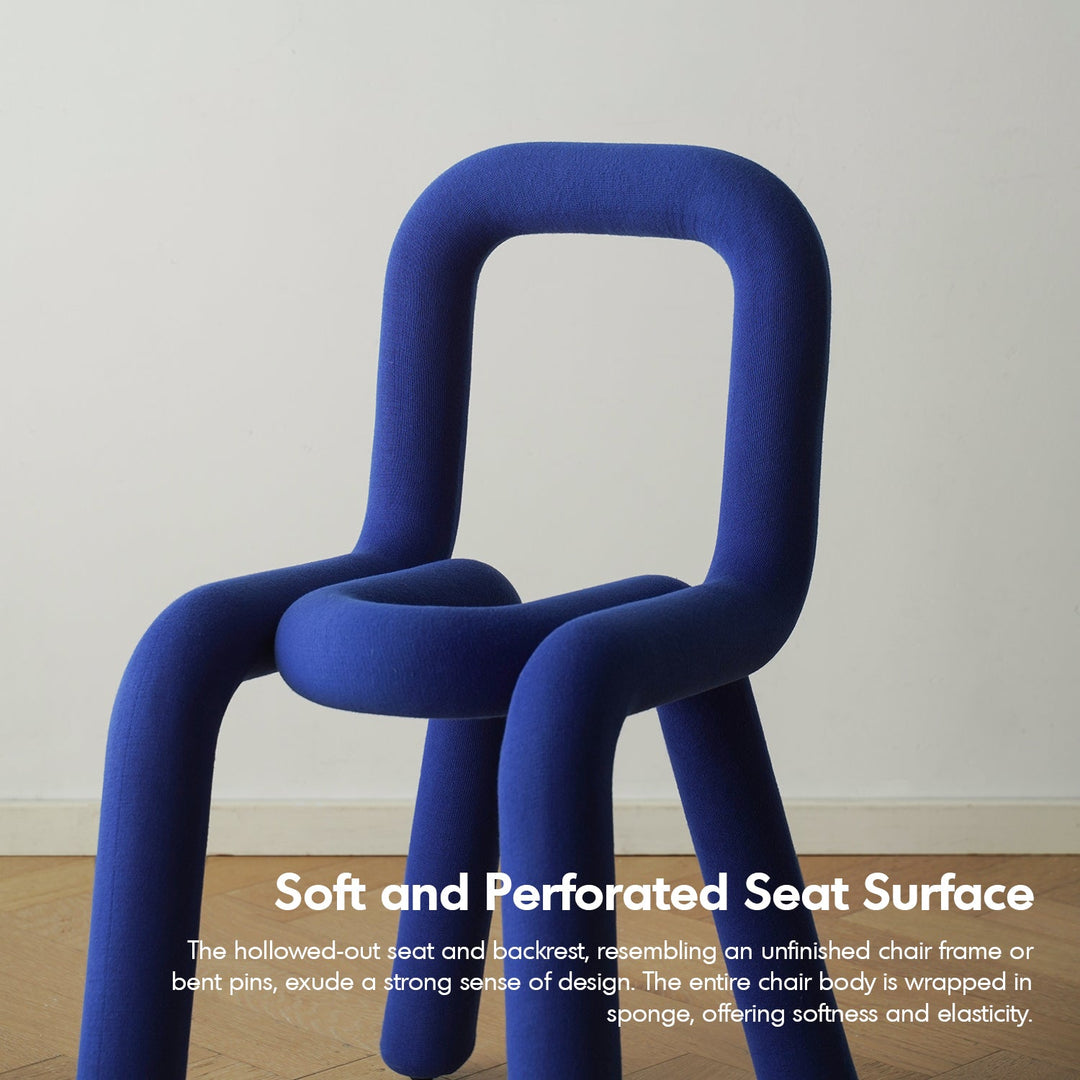 Contemporary Velvet Fabric Dining Chair BOLD