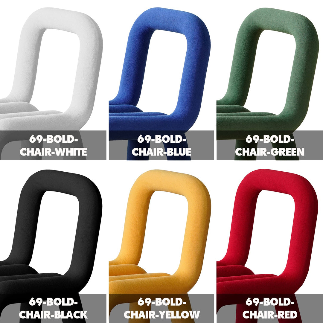 Contemporary Velvet Fabric Dining Chair BOLD