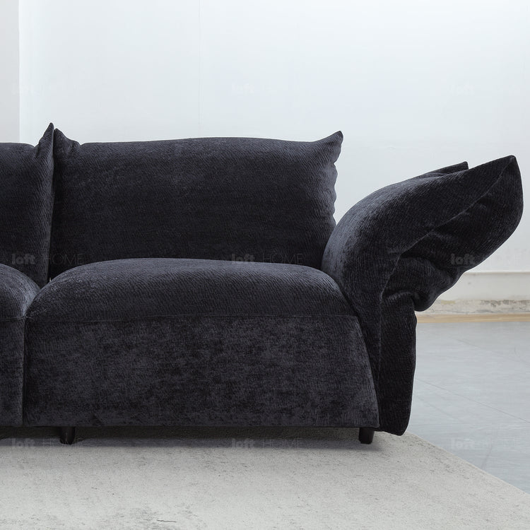 Modern Velvet Fabric Modular Corner 1 Seater Sofa FLOWER Good to Know Preview-1