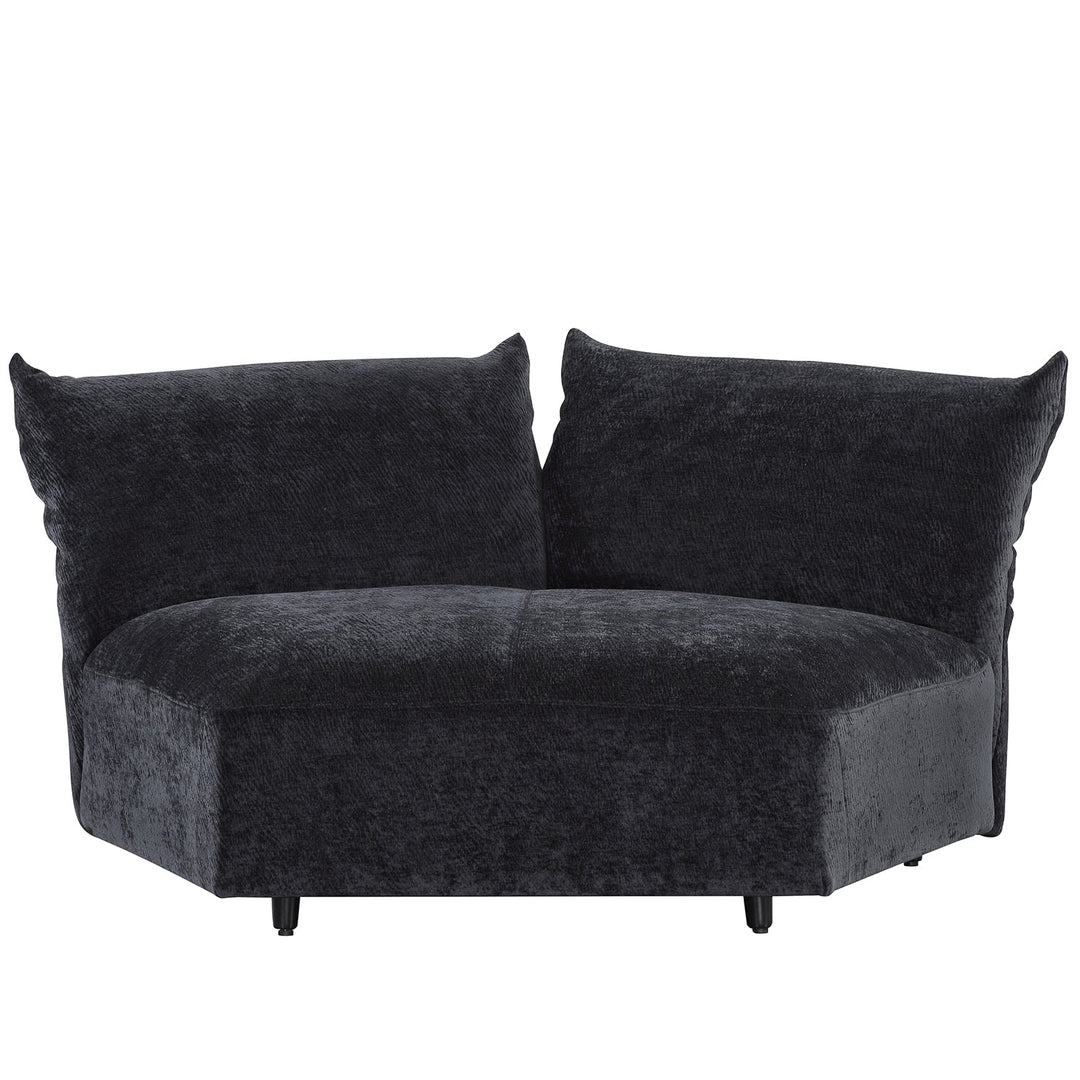 Contemporary Velvet Fabric Modular Small Joint Connection Sofa FLOWER