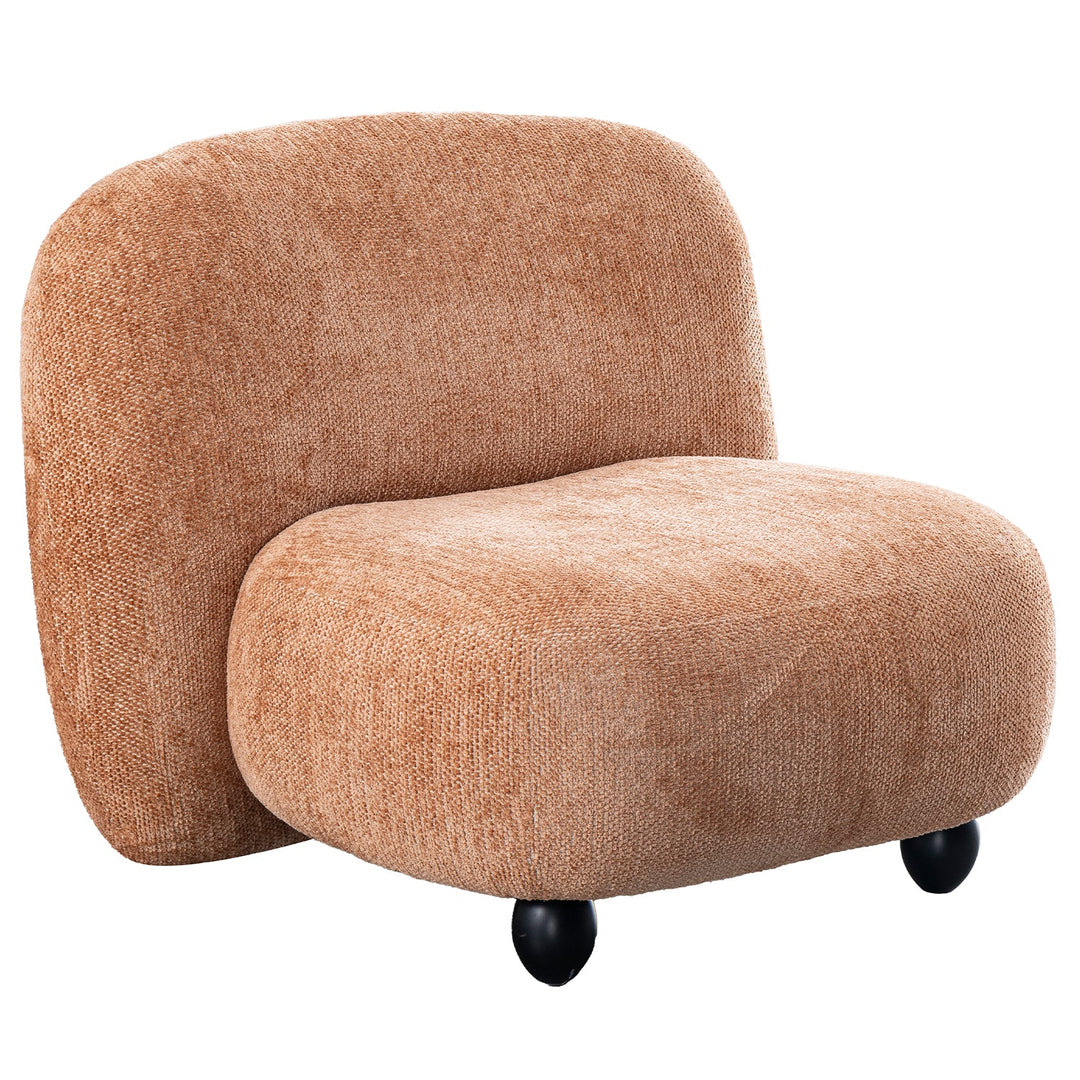 Cream Boucle Fabric 1 Seater Sofa MALT