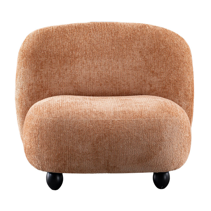 Cream Boucle Fabric 1 Seater Sofa MALT