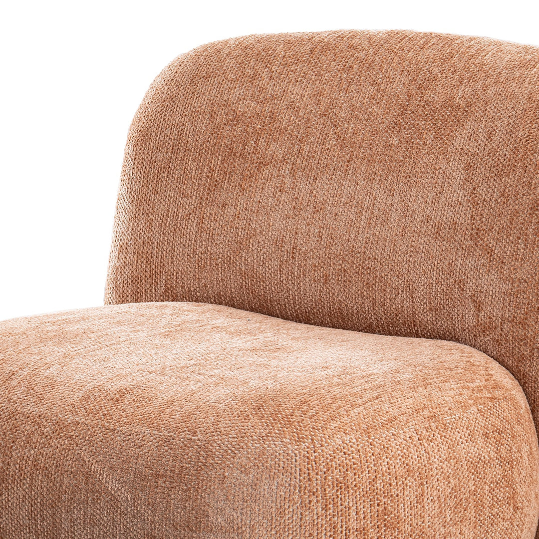 Cream Boucle Fabric 1 Seater Sofa MALT