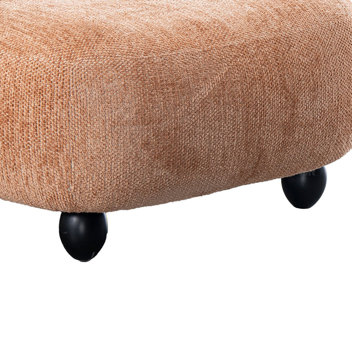 Cream Boucle Fabric 1 Seater Sofa MALT