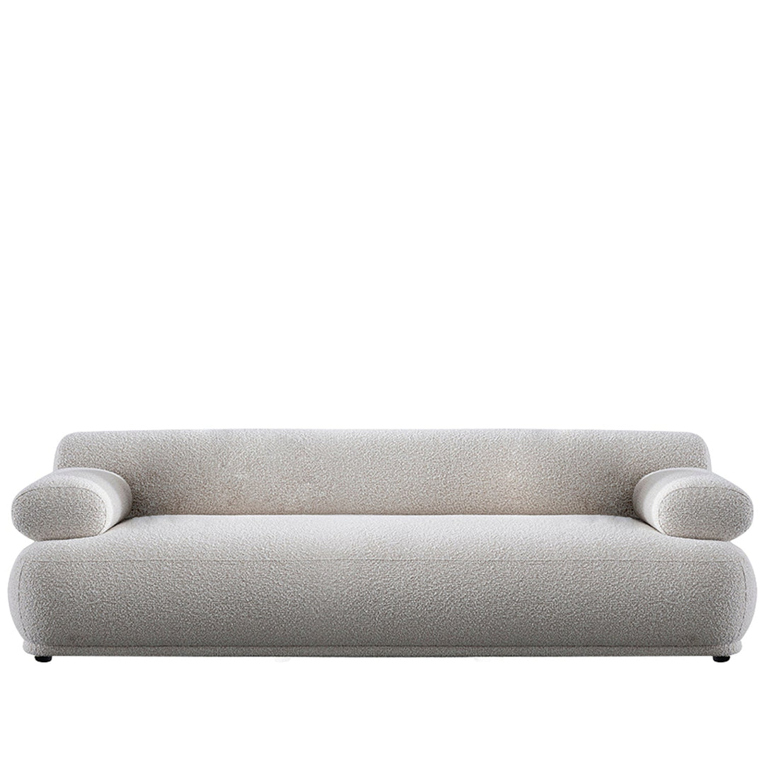 Cream Boucle Fabric 3 Seater Sofa MOCHI