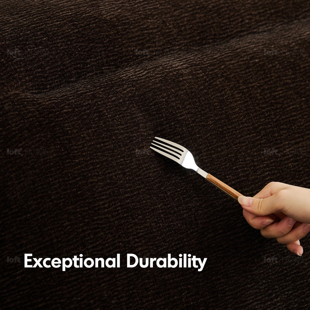 Cream Chenille Velvet Fabric Electric Recliner 2 Seater Sofa LOLO