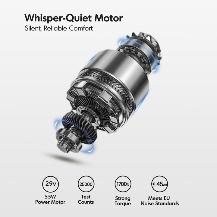 Cream Chenille Velvet Fabric Electric Recliner 2 Seater Sofa LOLO