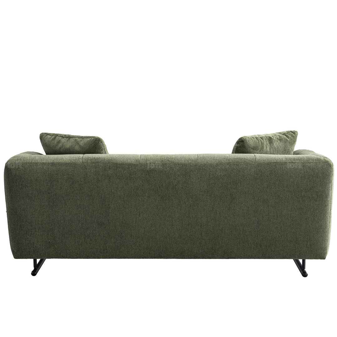 Cream cotton fabric 2 seater sofa verdo in real life style.