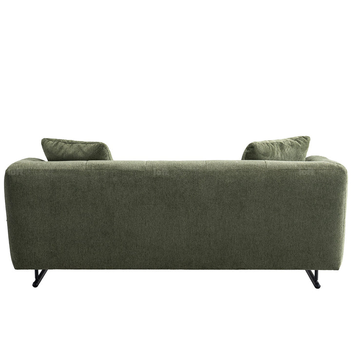 Cream cotton fabric 2 seater sofa verdo in real life style.