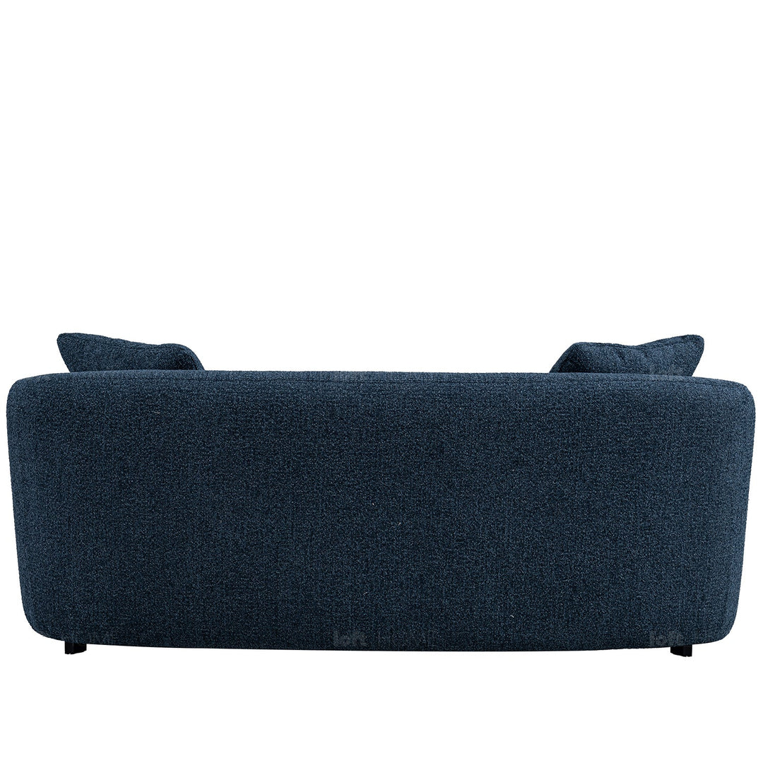 Cream mixed weave fabric 2 seater sofa navi in real life style.
