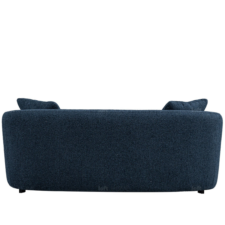 Cream mixed weave fabric 2 seater sofa navi in real life style.